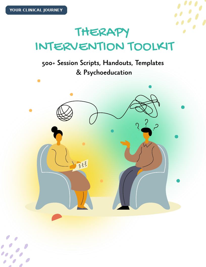 A page from the Therapy Intervention Toolkit